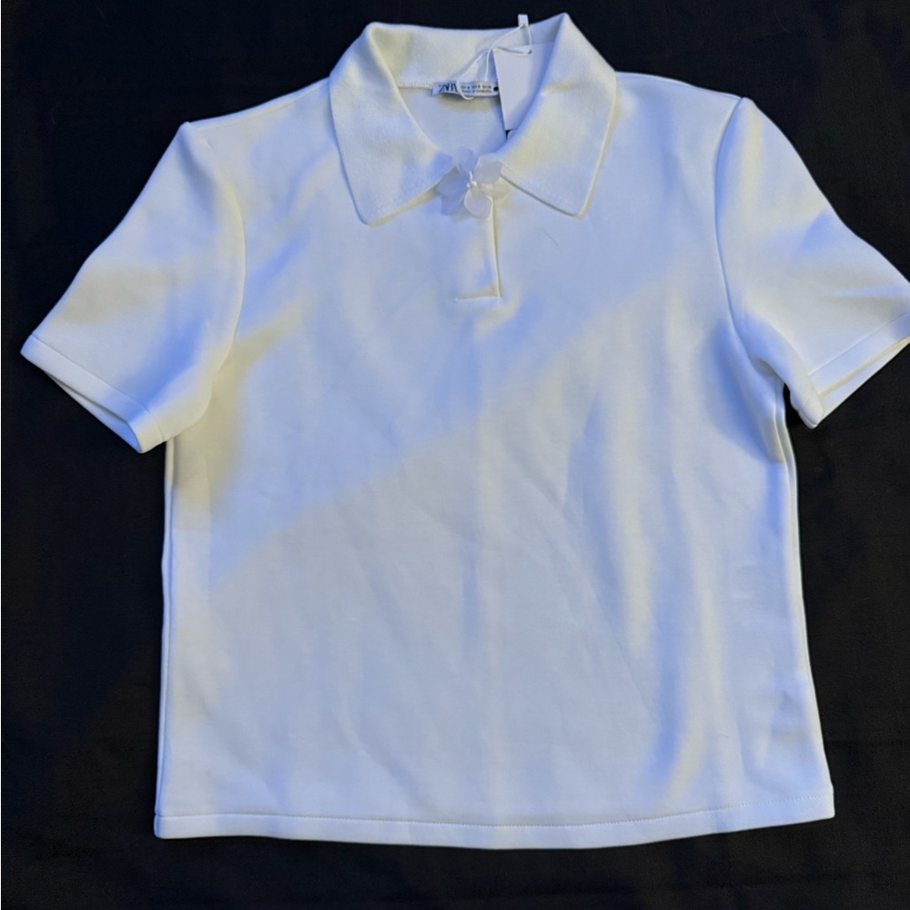 Zara White top